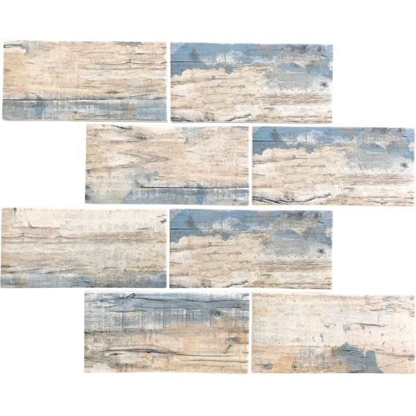Apollo Tile Blue And Beige Subway 9.18 sq.ft 11.5 in. x11.5 in. Recycled Glass Tile, 10PK APLNNR9904BLEC37 - main